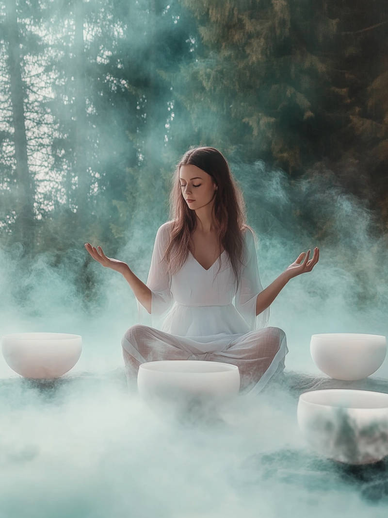 Koncerty relaksacyjne mis kryształowych i harfy kryształowej - 432Hz